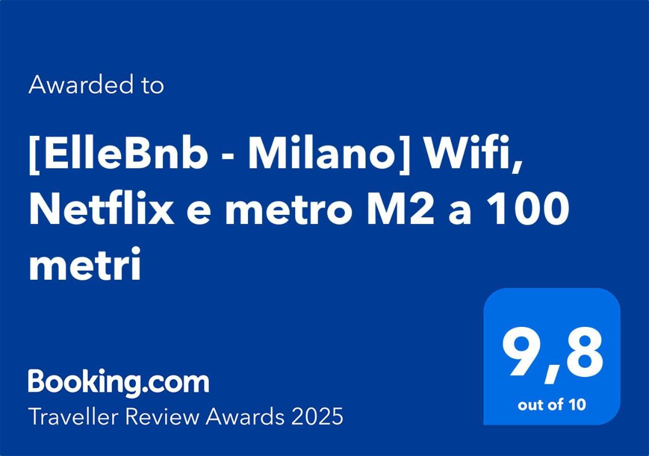 Ellebnb - Milano Wifi, Netflix E Metro M2 A 100 Metri Exteriér fotografie
